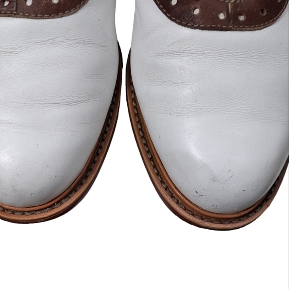 Ashworth Men's 9 White/Brown Golf Shoes - Picture 6 of 10